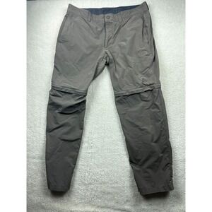 The North Face Pants Mens 36 Athletic Convertible  Zip Off Roll‎ Up Legs Green